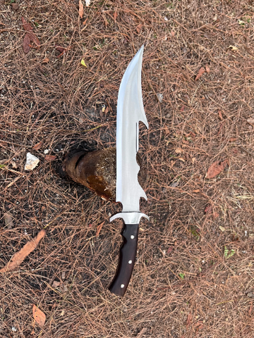 13 inch Handforged Machete Full Tang blade | Truck Leaf Spring Balanced Survival Tools | Bowie knife | Ready to use blade